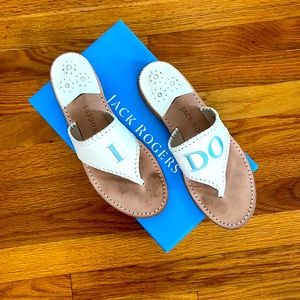 Jack Rogers I Do Sandals Size 9